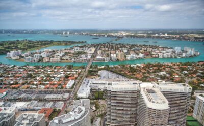 North Bay Road, Miami Beach view